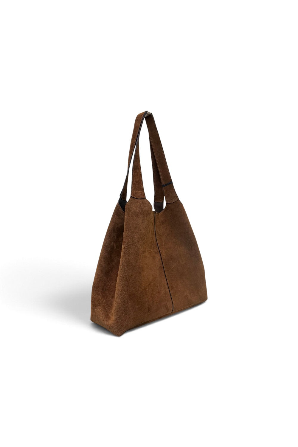 Borsa shopping camoscio cuoio Naomi 