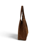 Borsa shopping camoscio cuoio Naomi 