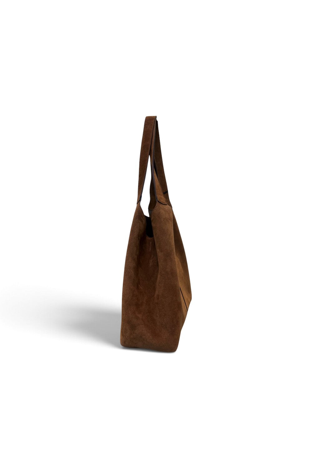 Borsa shopping camoscio cuoio Naomi 