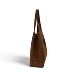 Borsa shopping camoscio cuoio Naomi 
