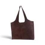 Borsa shopping camoscio testa di moro Naomi 