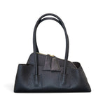 Borsa shopping asimmetrica  pelle nera Naomi 