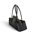 Borsa shopping asimmetrica  pelle nera Naomi 