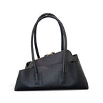 Borsa shopping asimmetrica  pelle nera Naomi 