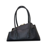 Borsa shopping asimmetrica  pelle nera Naomi 
