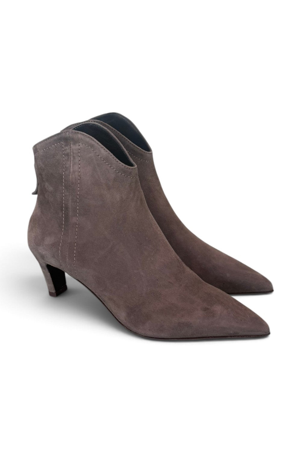 Stivaletto camoscio smog Napoleoni<BR/> 