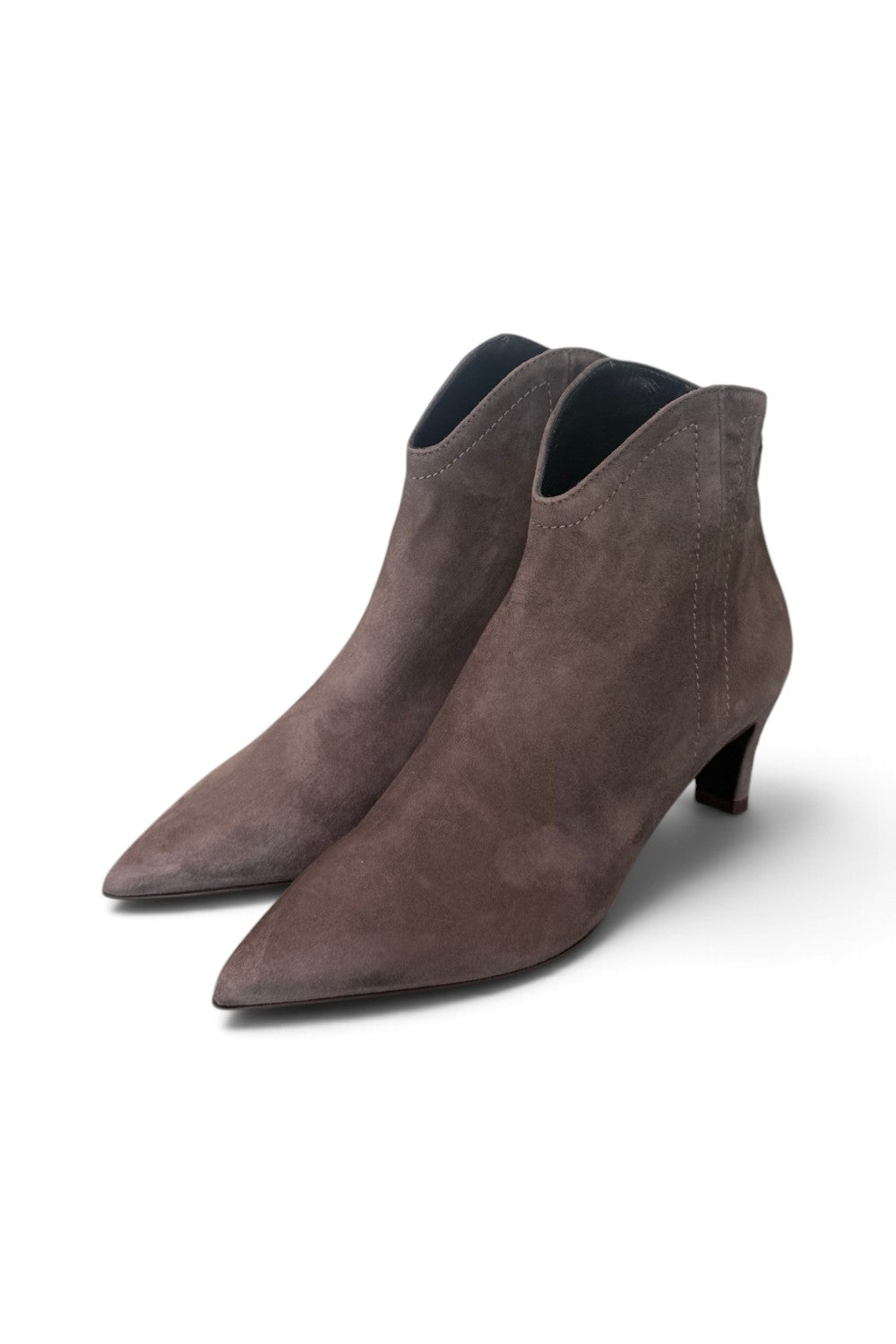 Stivaletto camoscio smog Napoleoni<BR/> 