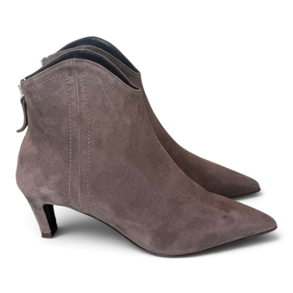 Stivaletto camoscio smog Napoleoni<BR/> 