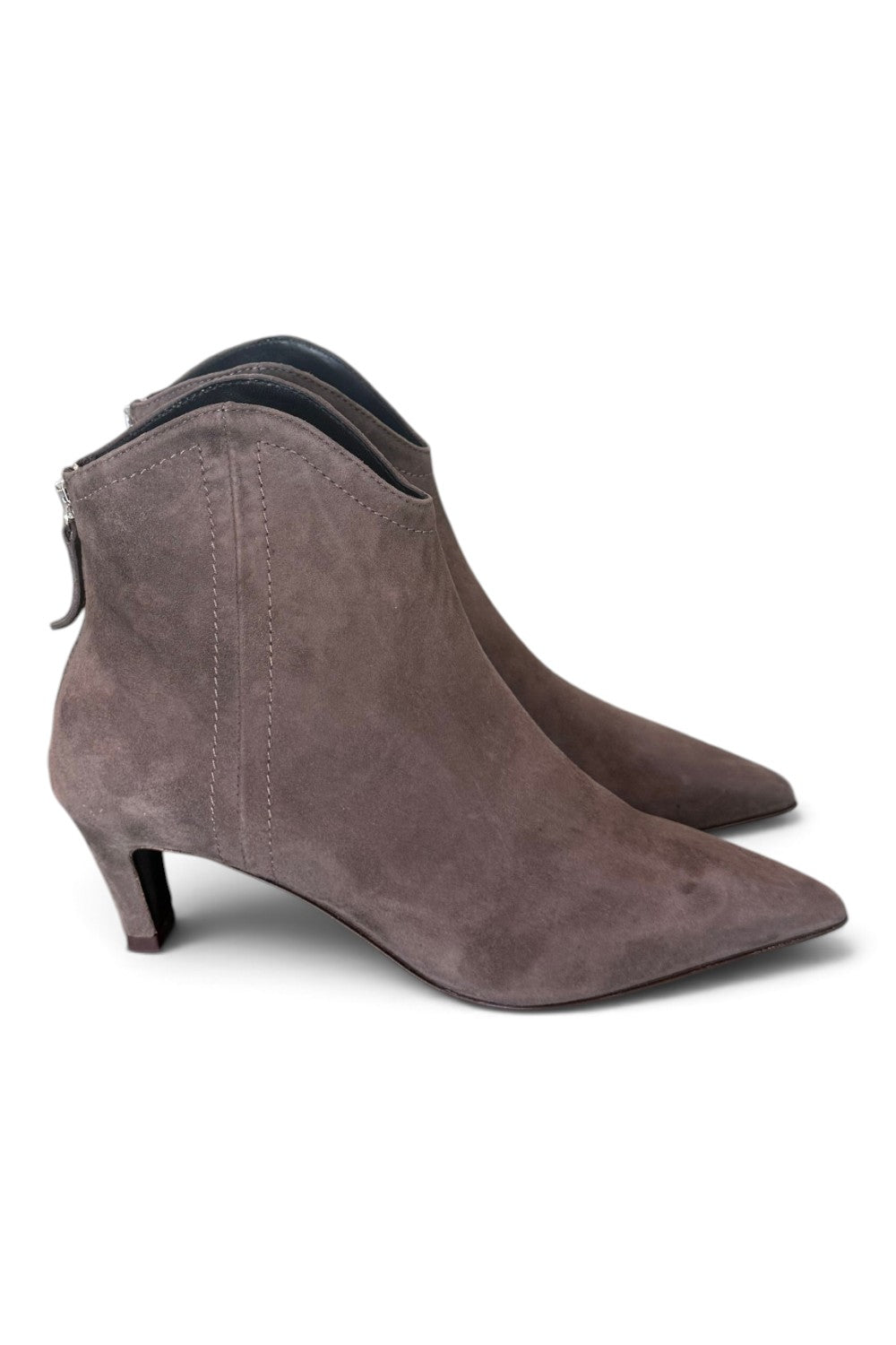Stivaletto camoscio smog Napoleoni<BR/> 