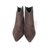 Stivaletto camoscio smog Napoleoni<BR/> 