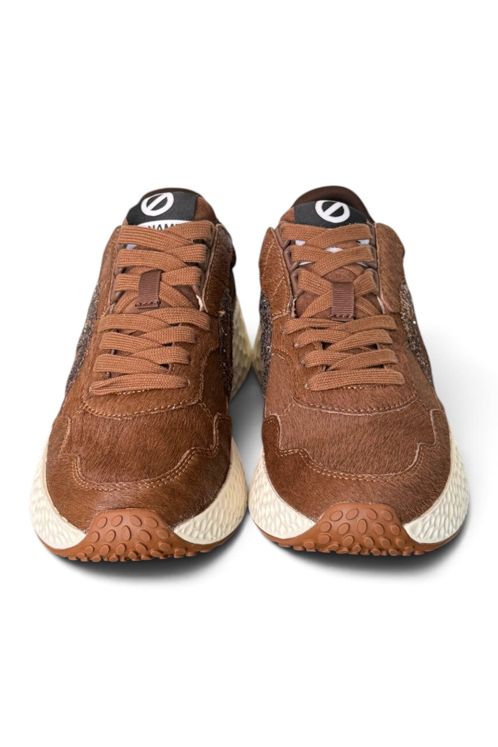Sneaker No-Name donna Carter Jogger pony testa di moro 