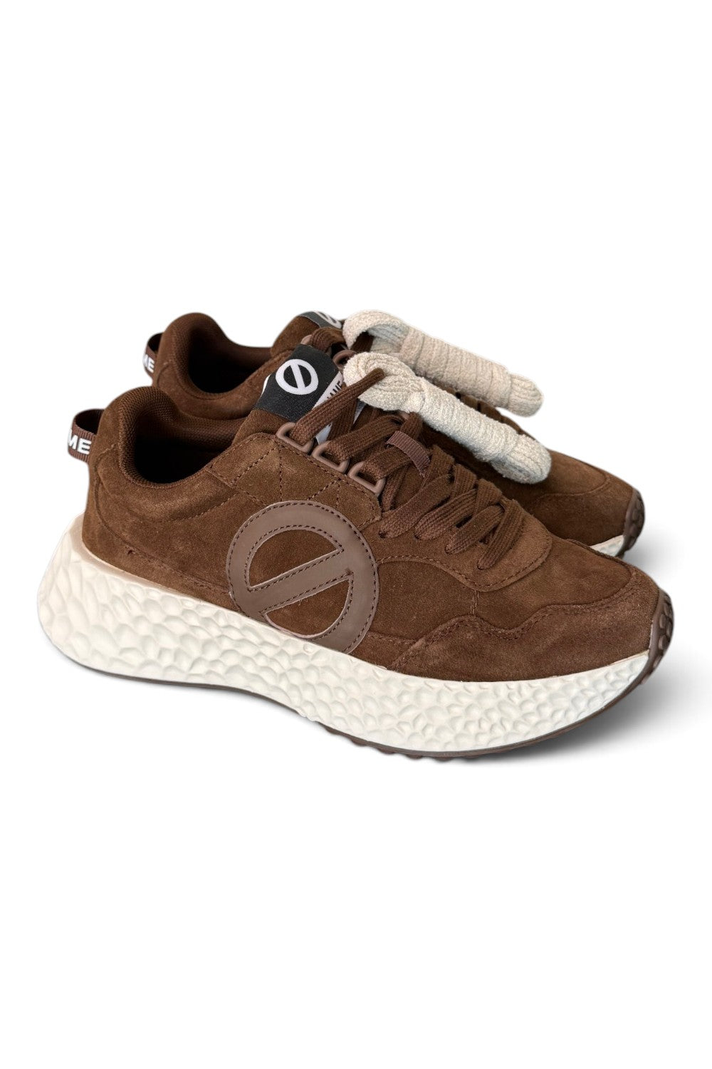 Sneaker No-Name donna Carter Jogger suede testa di moro 