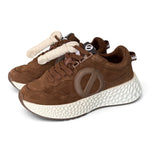 Sneaker No-Name donna Carter Jogger suede testa di moro 