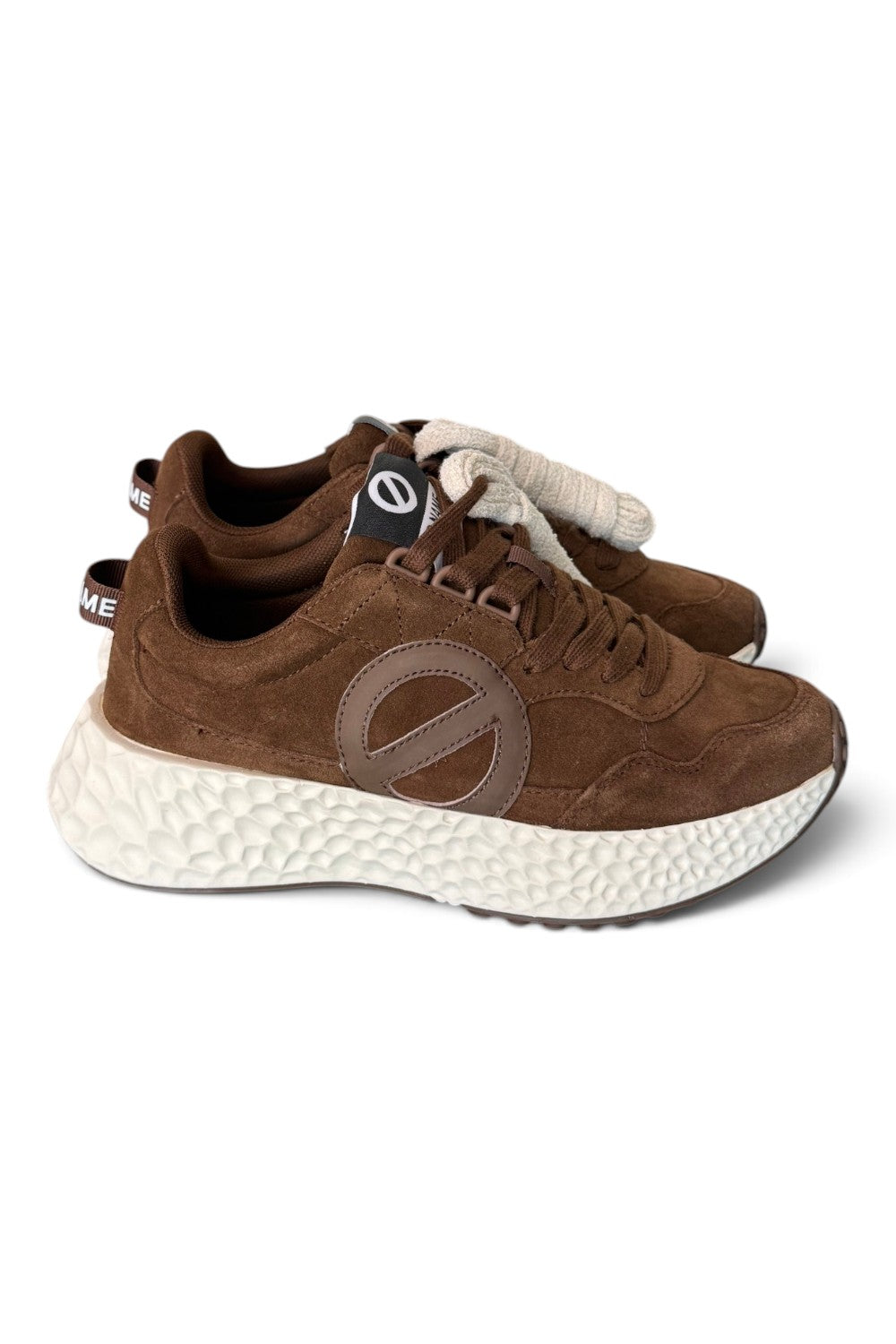 Sneaker No-Name donna Carter Jogger suede testa di moro 