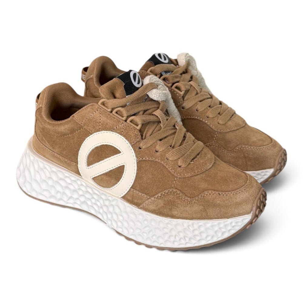 Sneaker No-Name donna Carter Jogger suede nocciola 