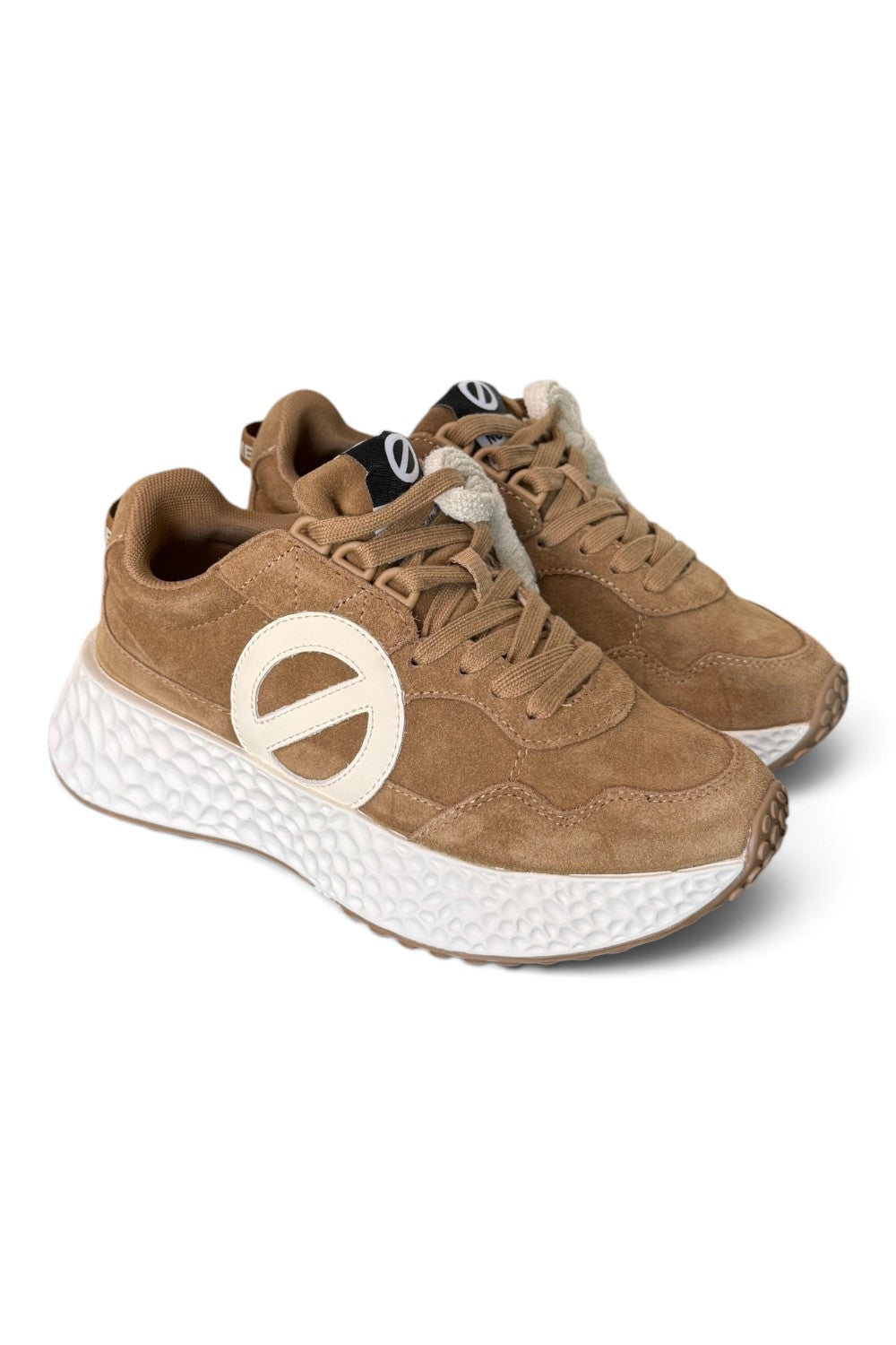 Sneaker No-Name donna Carter Jogger suede nocciola 