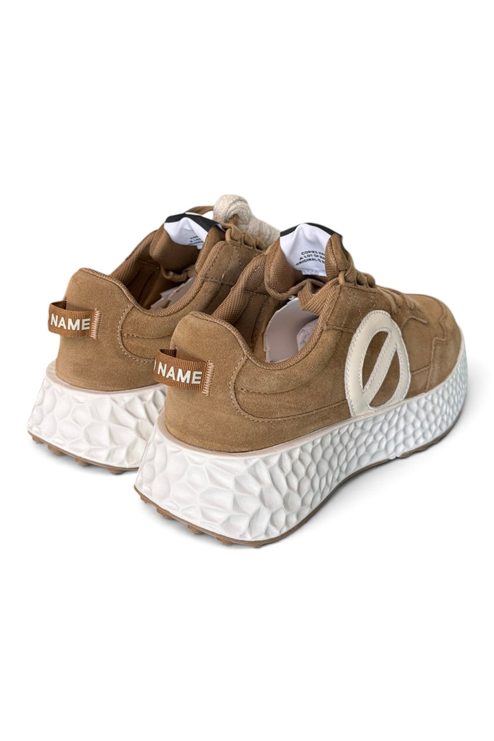 Sneaker No-Name donna Carter Jogger suede nocciola 