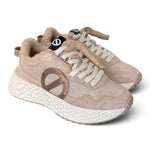 Sneaker No-Name suede beige Carter imbottita 