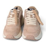 Sneaker No-Name suede beige Carter imbottita 