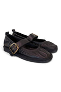 Ballerina cintino pelle nera Palomitas