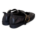 Ballerina cintino pelle nera Palomitas 
