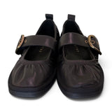 Ballerina cintino pelle nera Palomitas 