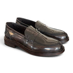 Mocassino pelle spazzolata moro Pawelks 