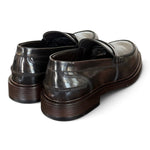 Mocassino pelle spazzolata moro Pawelks 