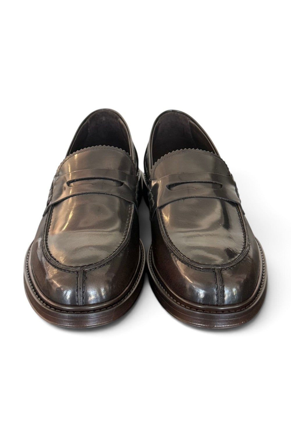 Mocassino pelle spazzolata moro Pawelks 