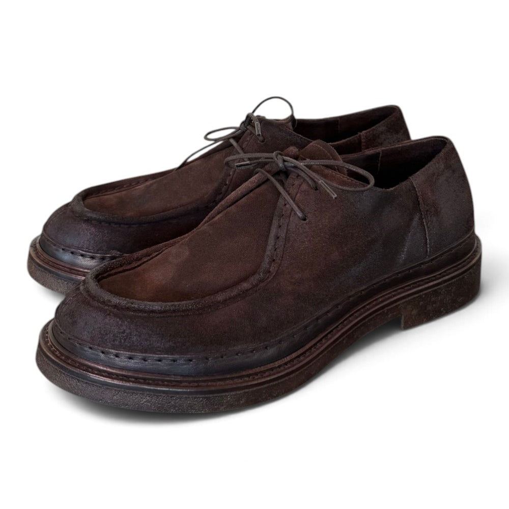 Allacciato ingegnere camoscio moro Pawelks 