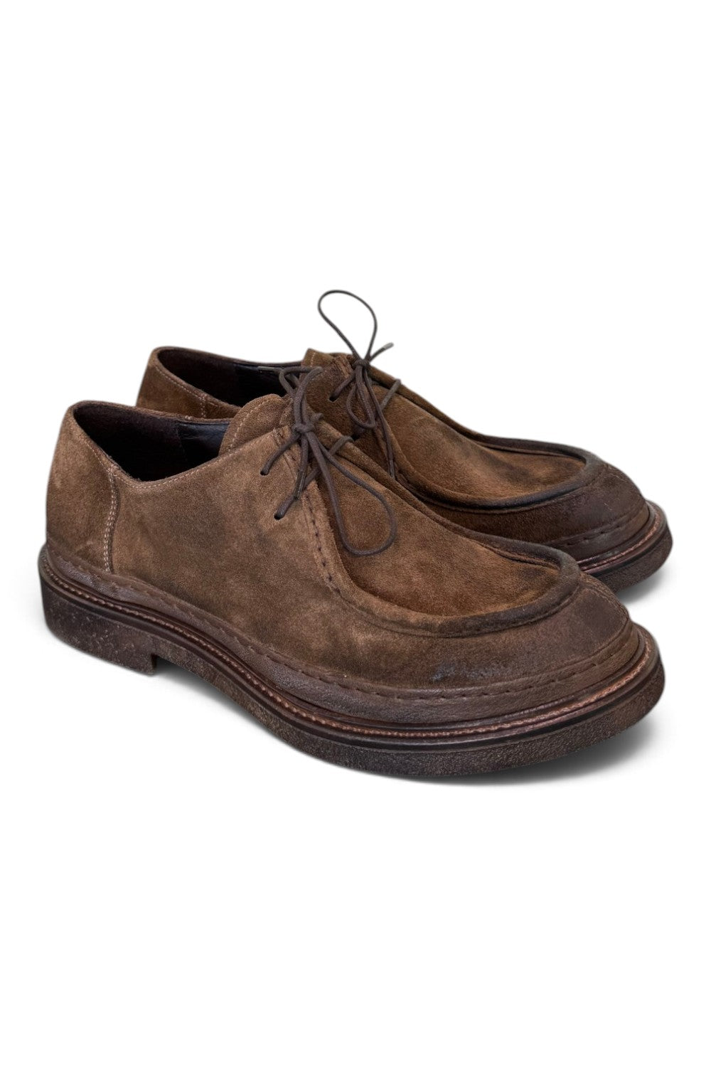 Allacciato ingegnere camoscio teak Pawelks 