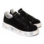 Premiata sneaker Belle 8595 donna nera strass 