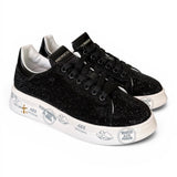 Premiata sneaker Belle 8595 donna nera strass 