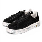 Premiata sneaker Belle 8595 donna nera strass 