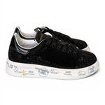 Premiata sneaker Belle 8595 donna nera strass 