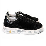 Premiata sneaker Belle 8595 donna nera strass 