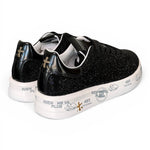 Premiata sneaker Belle 8595 donna nera strass 