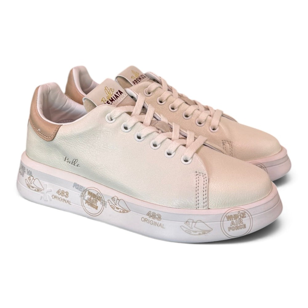 Premiata sneaker Belle 8627 donna latte 