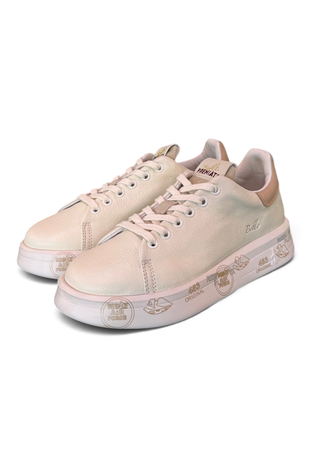 Premiata sneaker Belle 8627 donna latte 