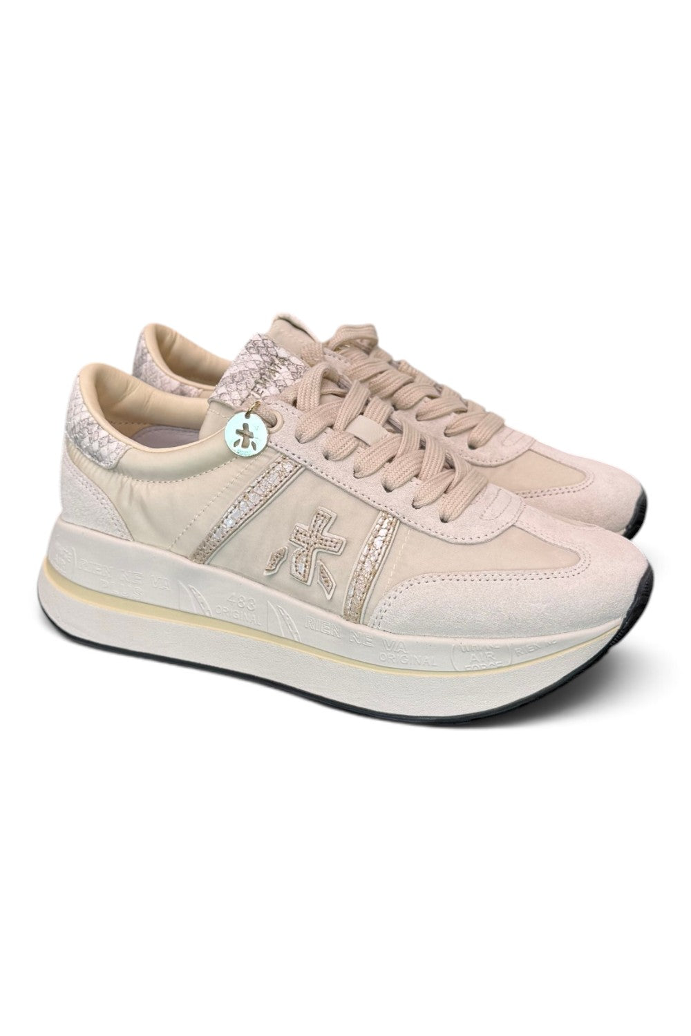 Sneaker donna Bethcoin 8145 Premiata latte 