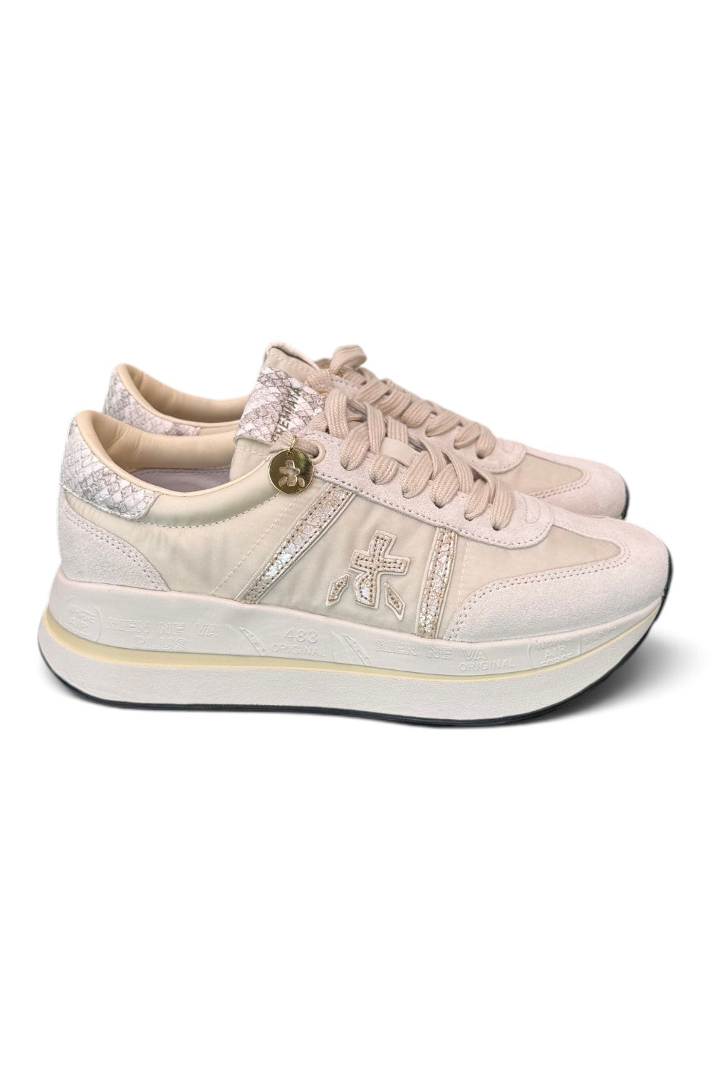 Sneaker donna Bethcoin 8145 Premiata latte 