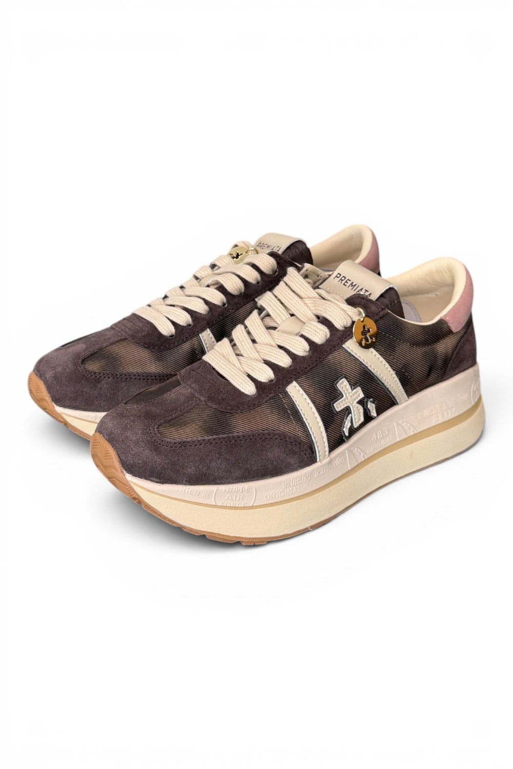 Sneaker donna Bethcoin 8500 Premiata testa di moro 