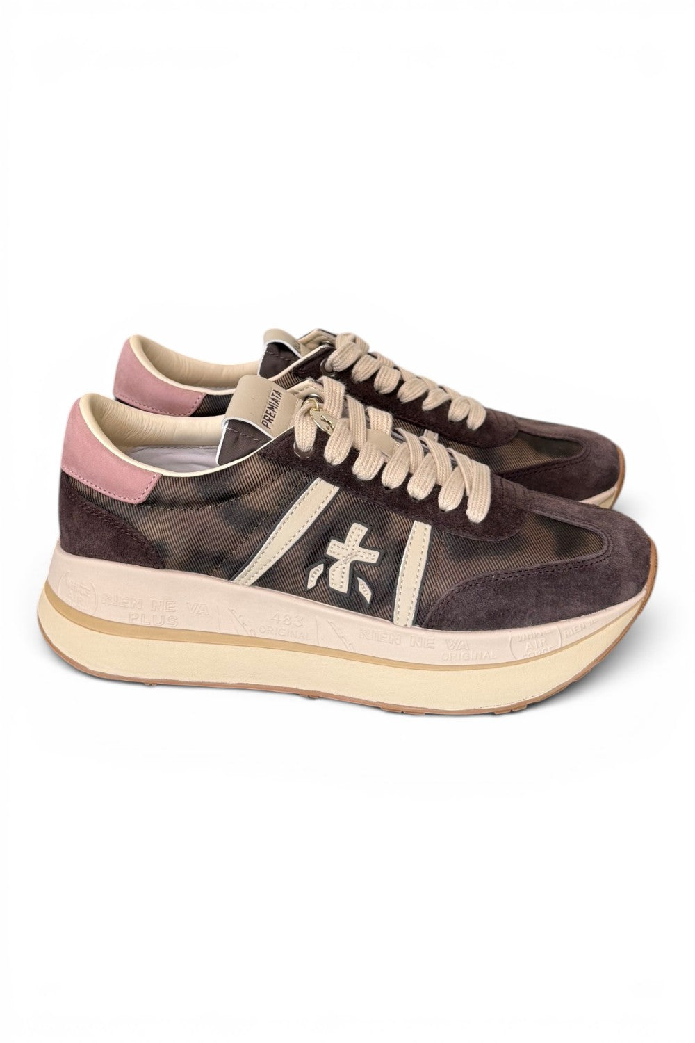 Sneaker donna Bethcoin 8500 Premiata testa di moro 