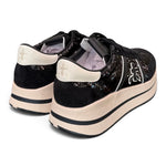 Sneaker donna Bethcoin 8504 Premiata nera strass 