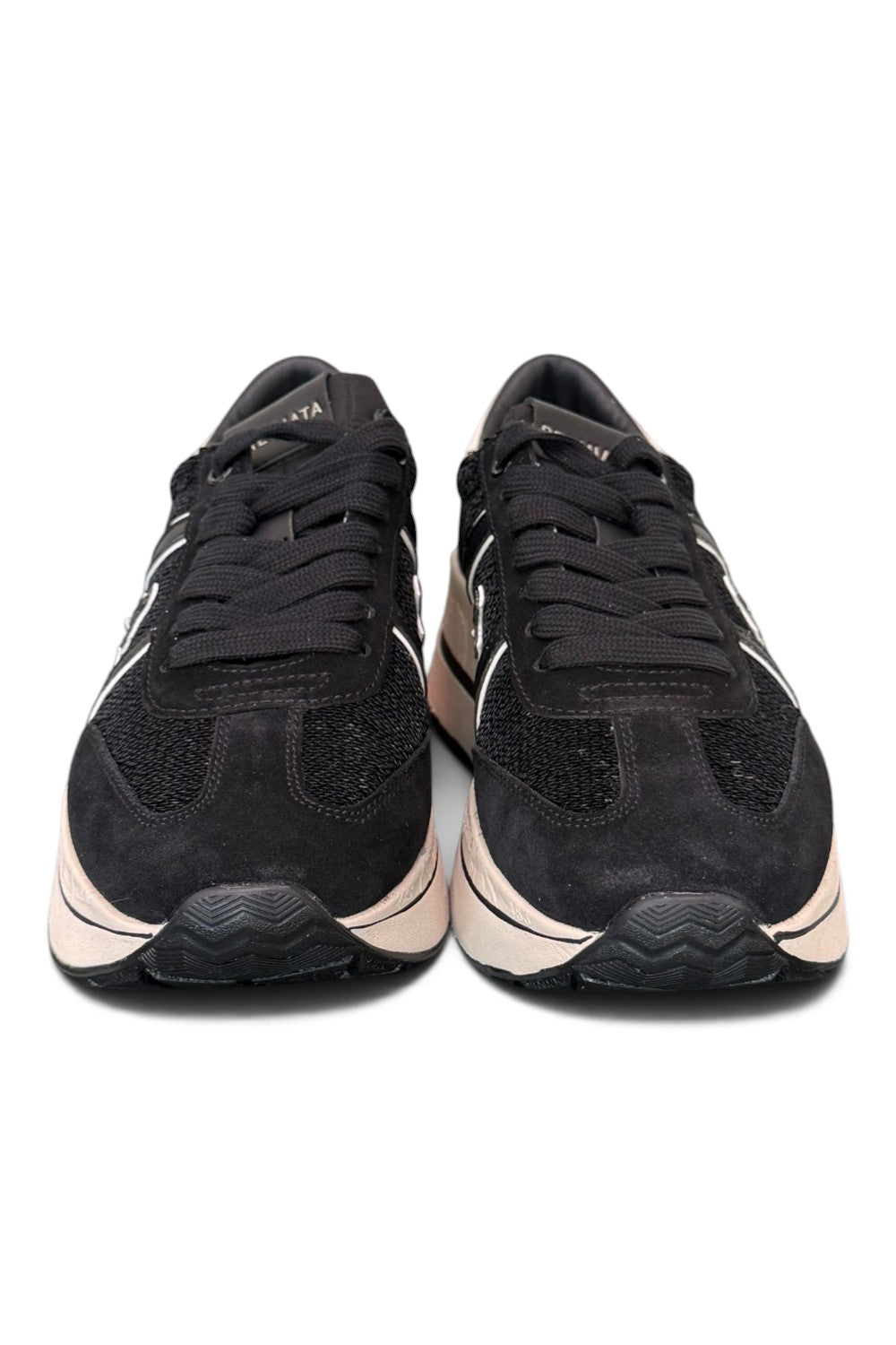 Sneaker donna Bethcoin 8504 Premiata nera strass 
