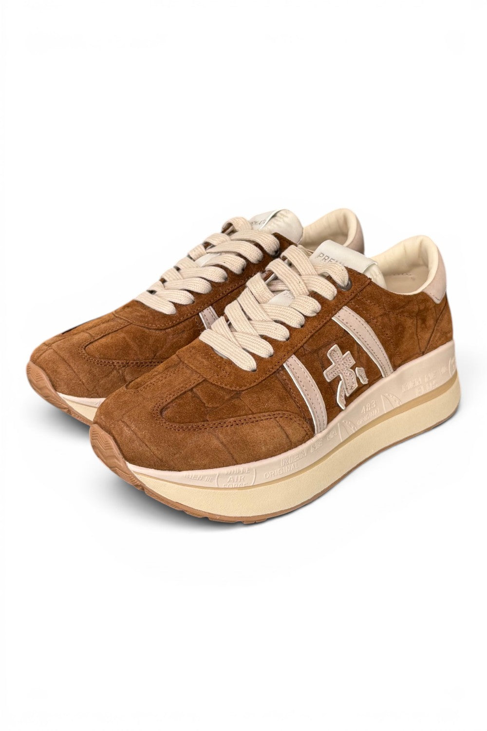 Sneaker donna Bethcoin 8509 Premiata suede cuoio 