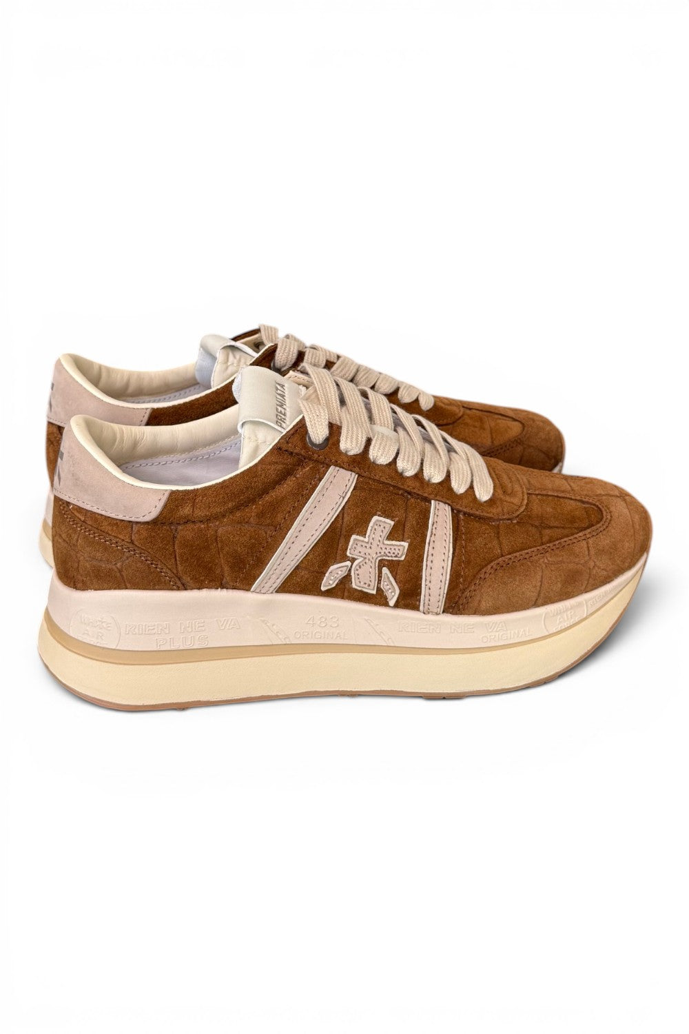 Sneaker donna Bethcoin 8509 Premiata suede cuoio 
