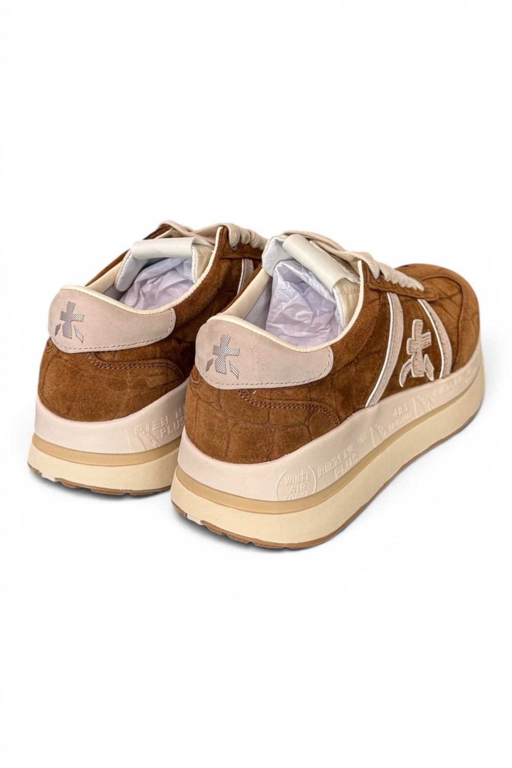 Sneaker donna Bethcoin 8509 Premiata suede cuoio 
