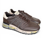 Sneaker Premiata Lander 8658 uomo pelle marrone 