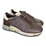 Sneaker Premiata Lander 8658 uomo pelle marrone 